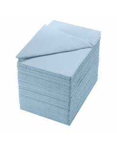 Celiuliozės sulankstytos servetėlės 33 x 48 cm mėlynos 50 vnt.