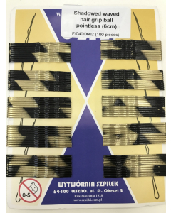 Įbraukiami segtukai į plaukus 6 cm 100 vnt.