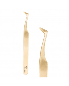 Volume L auksinis pincetas 12 cm