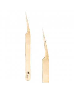 Tiesus auksinis pincetas F 12 cm