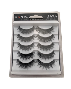 Priklijuojamos blakstienos KAZUMI, 5 poros