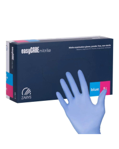 EASYCARE vienkartinės nitrilo pirštinės be pudros 100 vnt. mėlynos