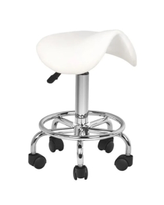 Kosmetologinė kėdė balnas su ratukais 45-60 cm