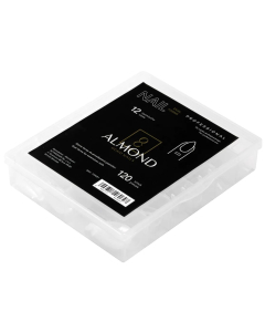 OCHO Nails 12 dydžių migdolo formos nagų tipsai, 120 vnt.