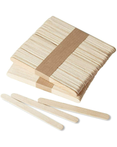 Medinės mentelės depiliacijai MINI LONG 13 x 1 cm 100 vnt.