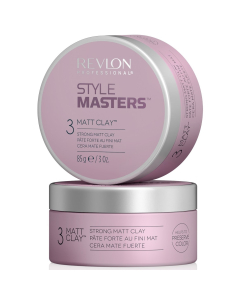 REVLON STYLE MASTERS stiprios fiksacijos matinė plaukų formavimo pasta MATT CLAY 85 g