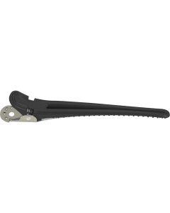 Plaukų segtukai kirpėjoms 10 cm Basics Black 12 vnt.