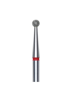 STALEKS deimantinis apvalus frezos antgalis, raudonas EXPERT 2.5 mm