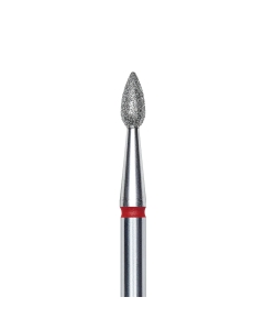 STALEKS deimantinis frezos antgalis liepsnelė, raudonas EXPERT 2.3/5 mm