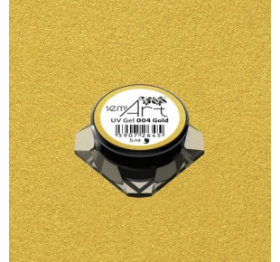 Ilgalaikis gelis lakas piešimui SemiArt 004 Gold 5 ml