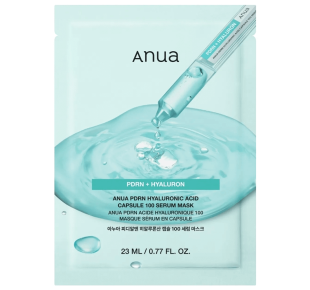 ANUA Lakštinė veido kaukė PDRN Hyaluronic Acid Capsule 100 Serum Mask