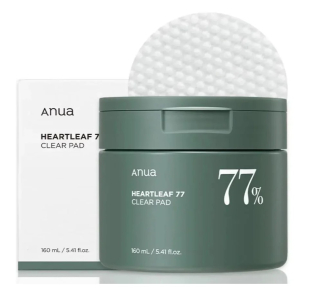 Anua veido toniko padeliai Heartleaf 77 Clear Pad