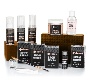 Belamu Brow Henna antakių dažų rinkinys PRO