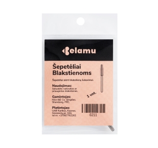 Belamu šepetėliai blakstienoms 10 vnt.