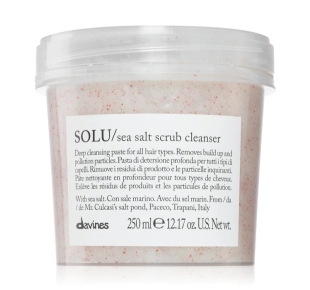 Davines galvos odos šveitiklis su jūros druska SOLU 250 ml