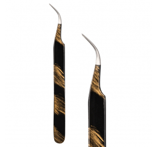M lenktas margas pincetas 12 cm