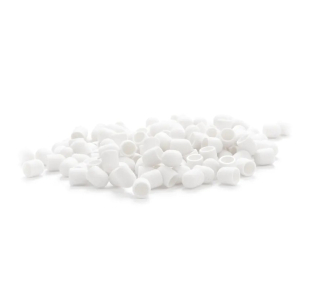 EXO abrazyviniai frezos antgaliai 10 mm 150 grt. HARD CAP WHITE 100 vnt.
