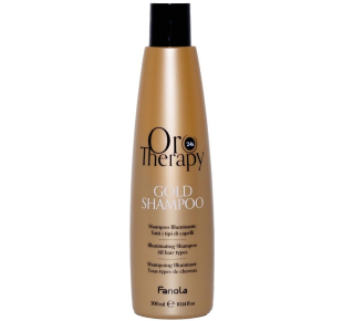 Fanola spindesio suteikiantis šampūnas Oro Therapy Gold Shampoo 300 ml