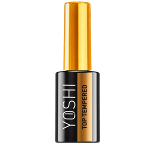Ilgalaikio UV/LED hibridinio nagų lako topas TOP TEMPERED 10 ml