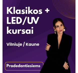 2 dienų blakstienų priauginimo kursai: klasika+UV LED Vilniuje/ Kaune
