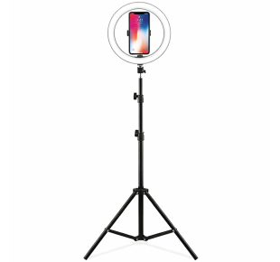 Kosmetologinė žiedinė LED lempa 26 cm