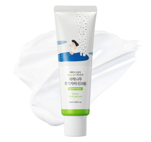 Round Lab apsauginis kremas nuo saulės Birch Juice Mild-Up UVlock Sunscreen SPF50+