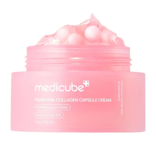 Medicube kapsulinis veido kremas PDRN Pink Collagen Capsule Cream 55 g