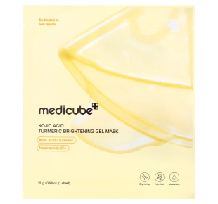 Medicube lakštinė veido kaukė Kojic Acid Turmeric Brightening Gel Mask 28 g
