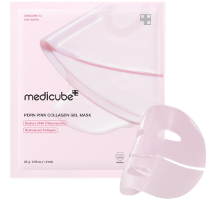 Medicube lakštinė veido kaukė PDRN Pink Collagen Gel Mask 28 g