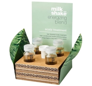 Milkshake ampulės nuo plaukų slinkimo Energizing Blend 4x12 ml su dozatoriumi