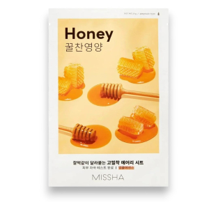MISSHA lakštinė veido kaukė su medumi Airy Fit Honey 19 g