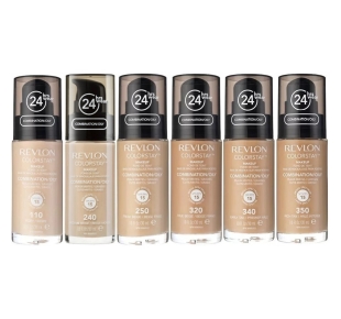 REVLON makiažo pagrindas SOFTFLEX COMBI/OILY WITH PUMP
