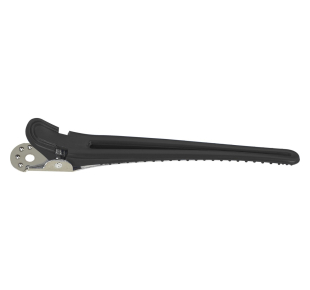 Plaukų segtukai kirpėjoms 10 cm Basics Black 12 vnt.