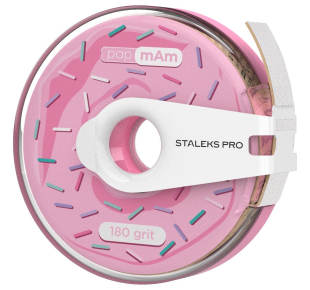 STALEKS Keičiama dildė juosta (spurga) PapMam EXCLUSIVE 180 grit. 6 metrai