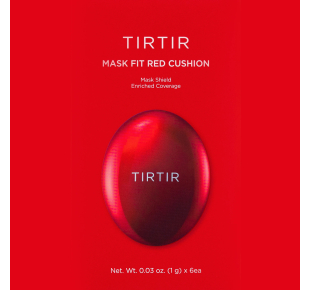 TIRTIR makiažo pagrindo mėginukų rinkinys Mask Fit Red Cushion Light Medium (21C-24W)