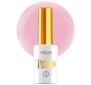 YOSHI ilgalaikio UV/LED hibridinio nagų lako pagrindas RUBBER BASE