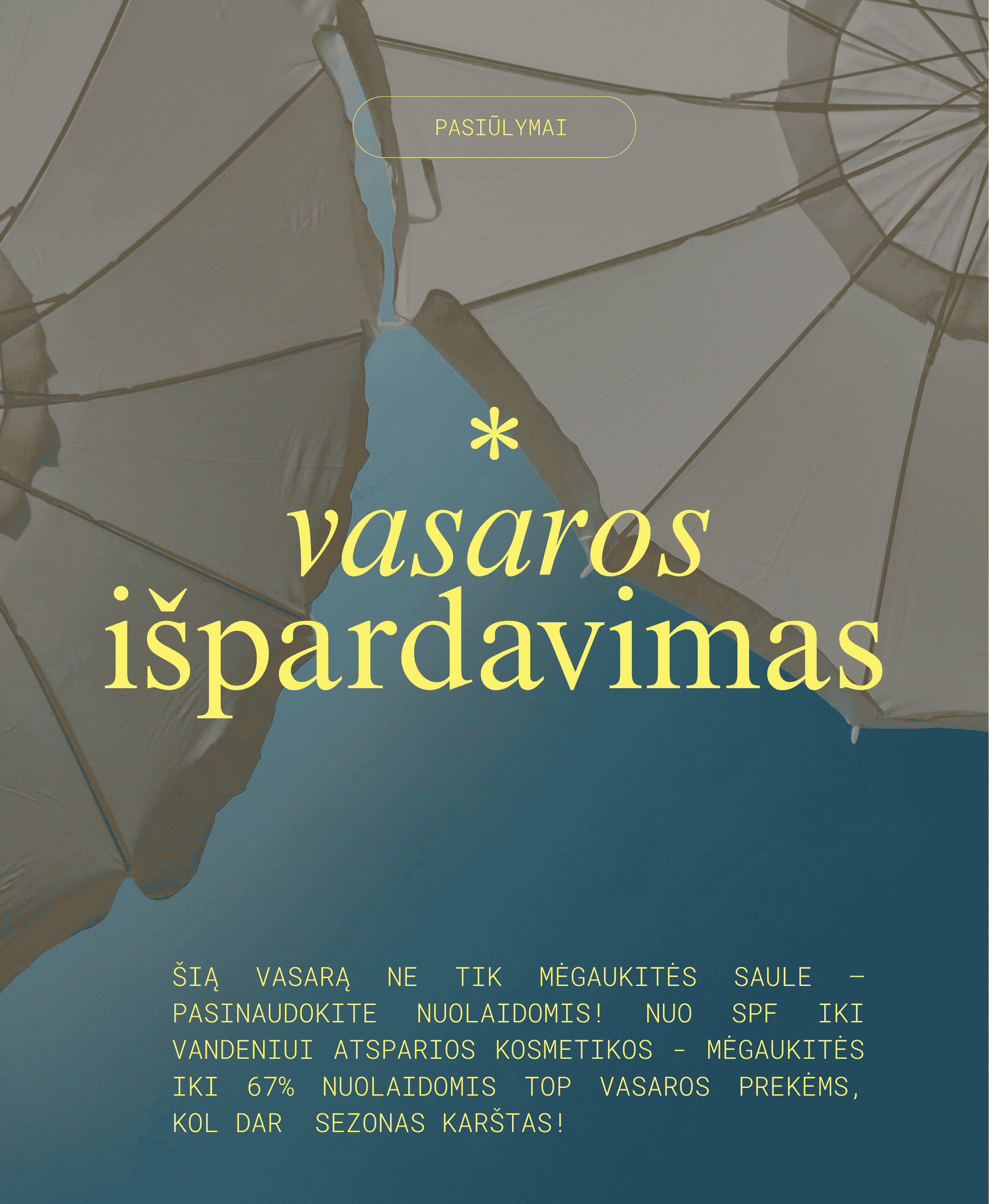 Vasaros išpardavimas 2026